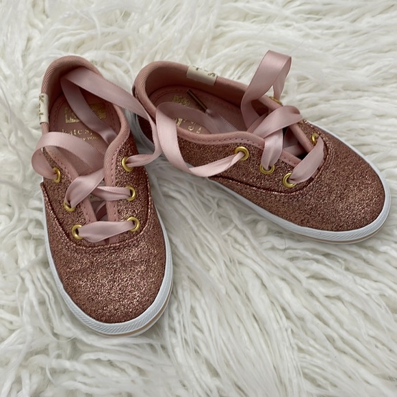 Rose Gold Keds For Baby Keds Shoes Baby Keds Rose Gold Glitter - Main Image